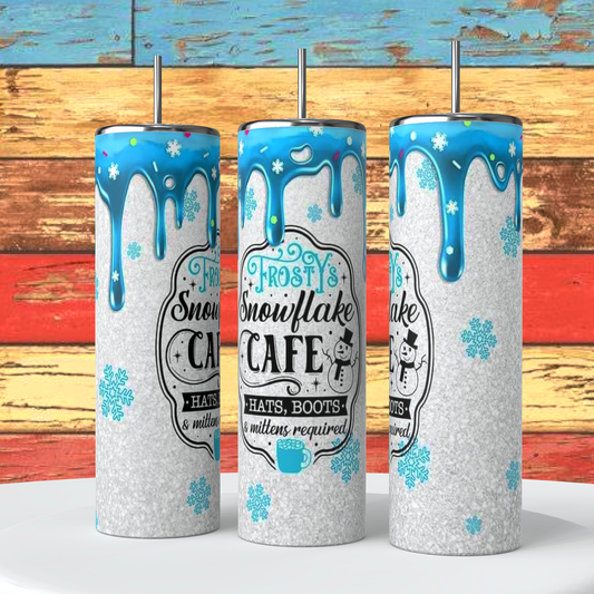 Snowflake Cafe Tumbler
