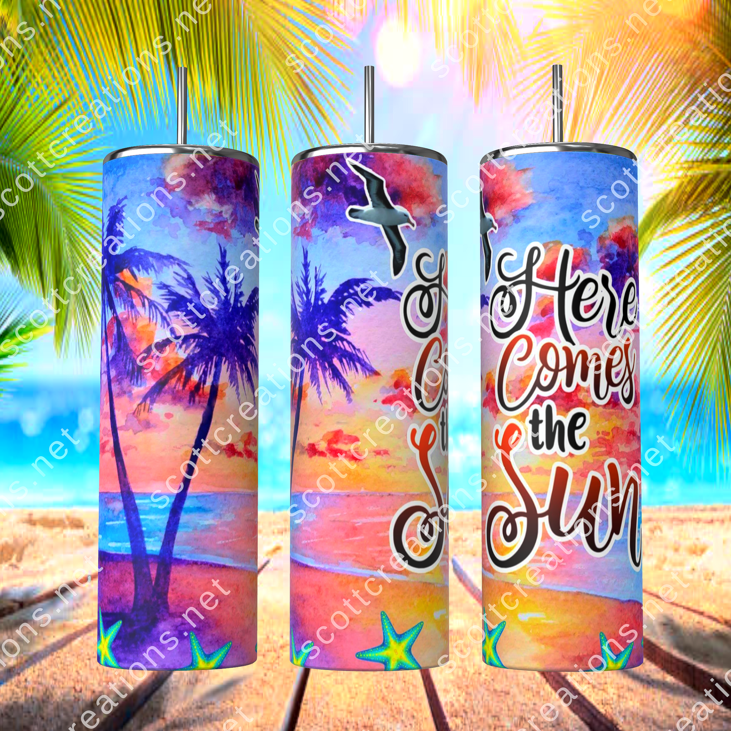 Here comes the Sun Tumbler